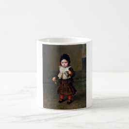 Young Girl with a Empty Cup (Ludwig Knaus) Kaffeetasse