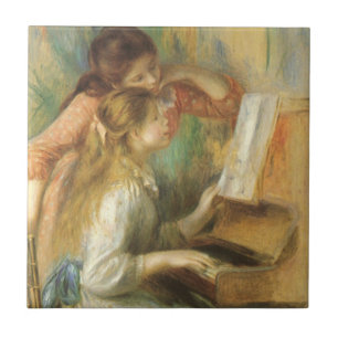 Young Girls at Piano von Pierre Renoir Fliese