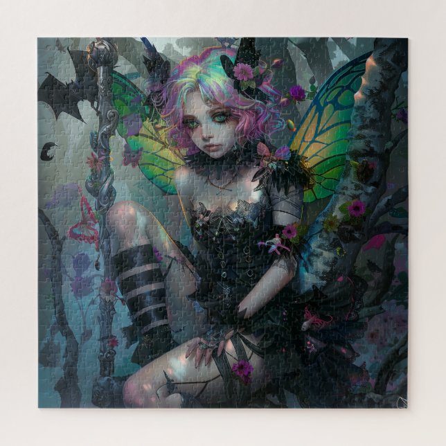 Young Gothic Fairy Puzzle (Vertikal)