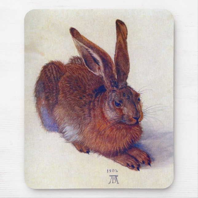 Young Hare by Albrecht Durer, Renaissance Fine Art Mousepad (Vorne)