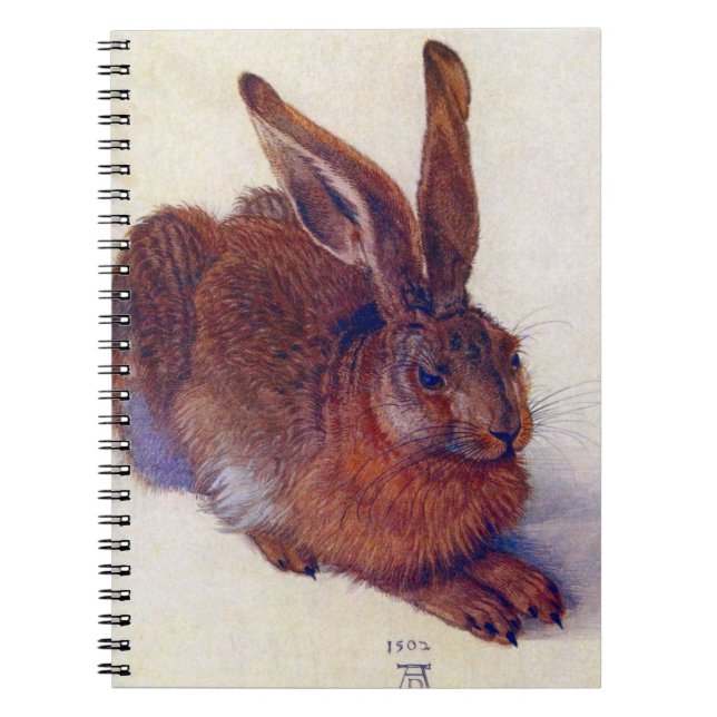 Young Hare by Albrecht Durer, Renaissance Fine Art Notizblock (Vorderseite)