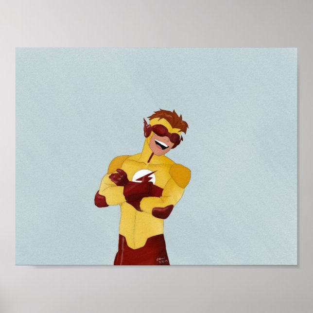 Young Justice Wally West Poster (Vorne)