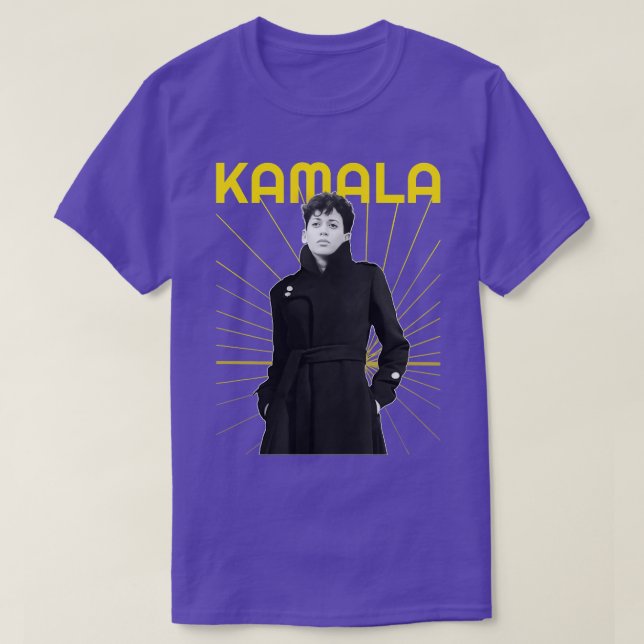 Young Kamala Button T-Shirt (Design vorne)