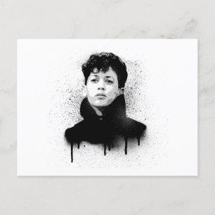 Young Kamala Harris Graffiti Art Postkarte