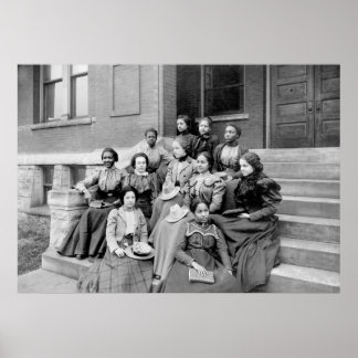 Young Ladys at Fisk, 1890er Poster