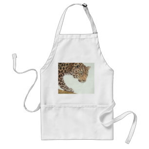 Young Leopard Painting Schürze