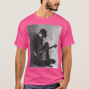 Young Male American Punk Bass Gitarre Musician Pla T-Shirt