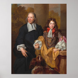 Young Man Tutor - Nicolas de Largillierre Fine Art Poster