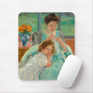 Young Mother Näwing   Mary Cassatt Mousepad