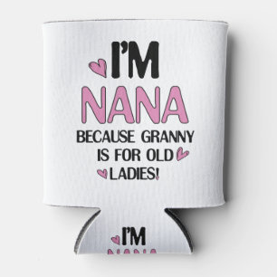 Young Nana Graphic Nana Clipart Design Oma Art Dosenkühler