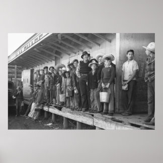 Young Pea Pickers, 40er Poster