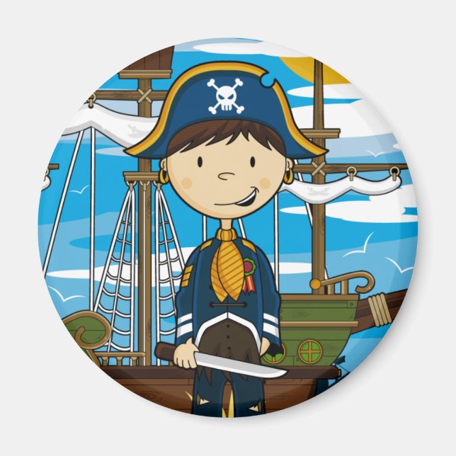 Young Pirate Captain Magnet (Vorne)
