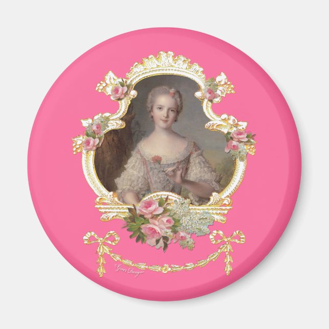 Young Princess Louise Marie of France Magnet (Vorne)