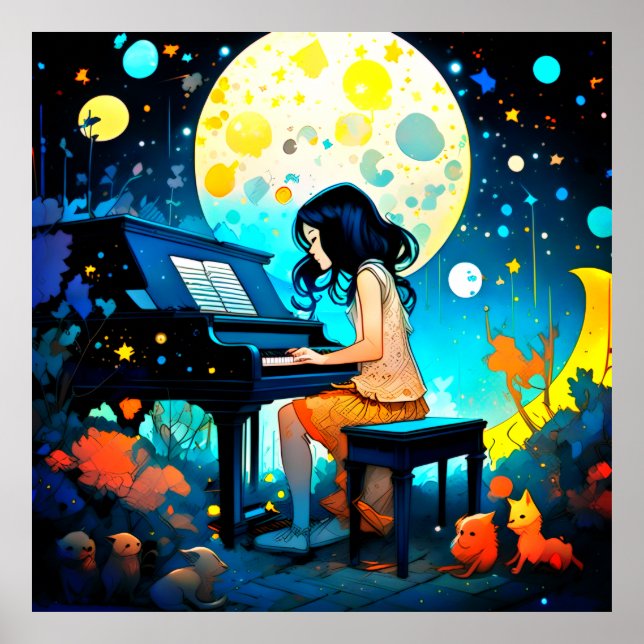 Young Prodigy Pianist Poster (Vorne)