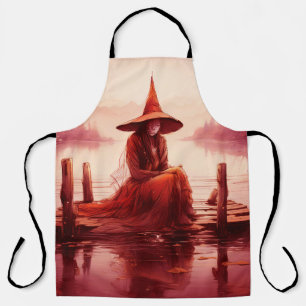 Young Red Hexen setzt auf gebrochener Pier Schürze