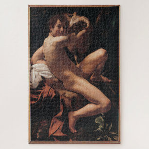 Young Saint John the Baptist with Ram - Caravaggio Puzzle