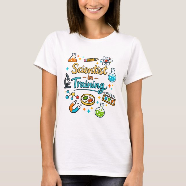 Young Scientist in Training Invitation T-Shirt (Vorderseite)
