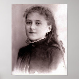Young St. Therese of Lisieux Poster