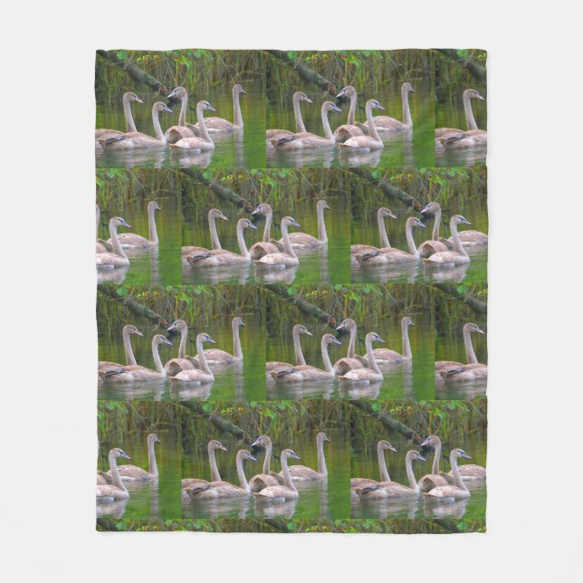 Young Swans Fleecedecke (Vorderseite)
