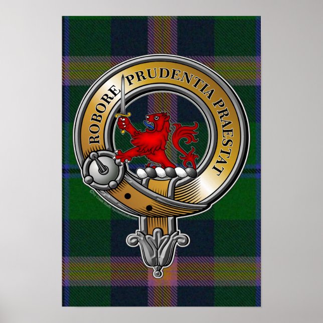 Young Tartan & Abzeichen Poster (Vorne)