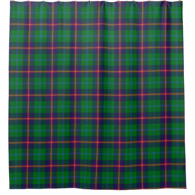 Young Tartan Duschvorhang (Vorderseite)