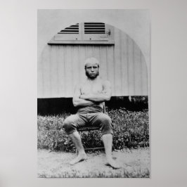 Young Teddy Roosevelt Shirtless - 1879 Poster