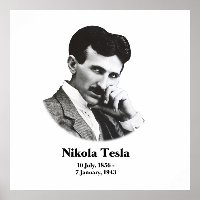 Young Tesla Poster (Vorne)