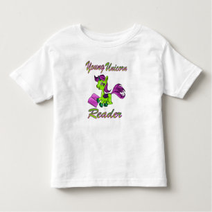 Young Unicorn Reader Kleinkind T-shirt