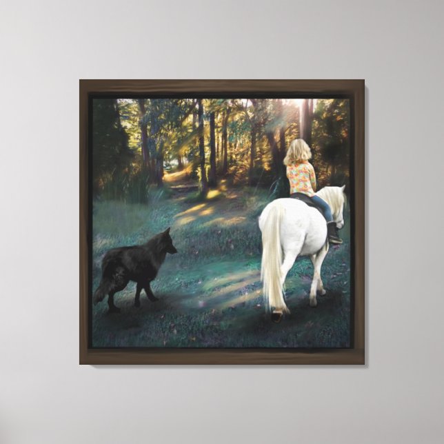 Young Ursula Stretched Canvas Print Leinwanddruck (Vorderseite)