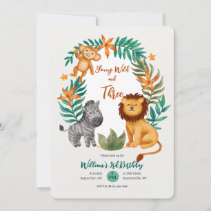 Young Wild and Three Einladung