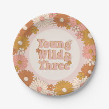 Young Wild and Three Retro Daisy 3. Geburtstag