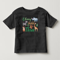 Young Wild and Three Safari Animal 3. Geburtstag