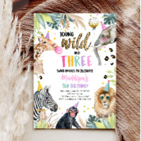 Young Wild and Three Safari Party Animals Geburtst