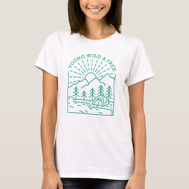 Young Wild Free T-Shirt (Vorderseite)