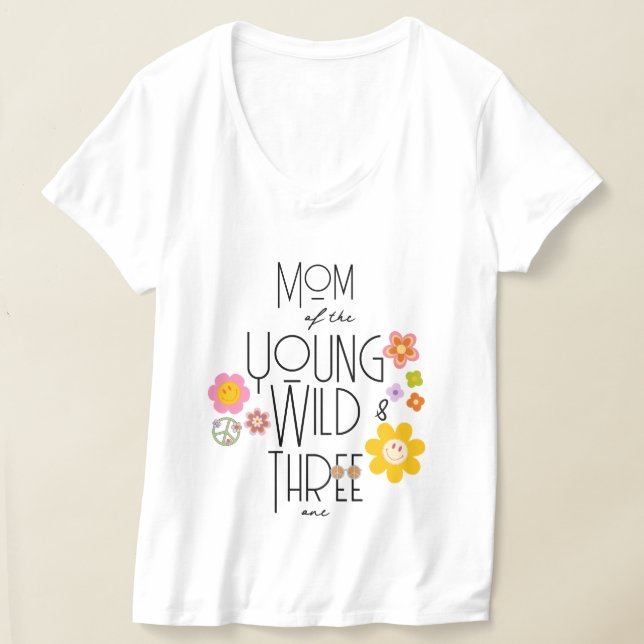 Young, Wild & Three | Girl-B-Day-T - Shirt | Läche (Ablage )
