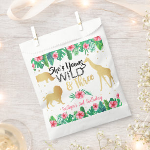 Young Wild & Three Girls Dritte Geburtstagsparty Geschenktütchen