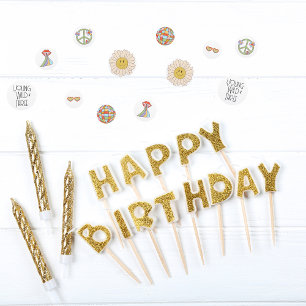 Young, Wild & Three   Kid B-Day Confetti   Boho Konfetti