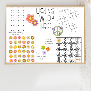 Young, Wild & Three Kids Activity Tischset (2)
