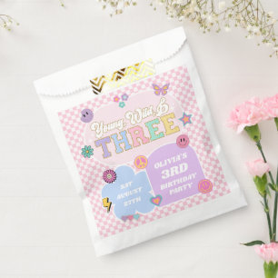 Young Wild & Three Preppy Patch 3. Geburtstag Part Geschenktütchen