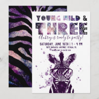 Young, Wild & Three | Rockstar Zebra
