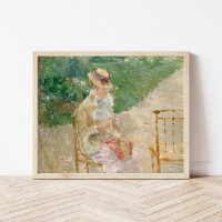 Young Woman Knitting | Berthe Morisot