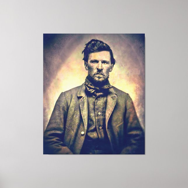 Young Wyatt Earp 1870 Leinwanddruck (Vorderseite)