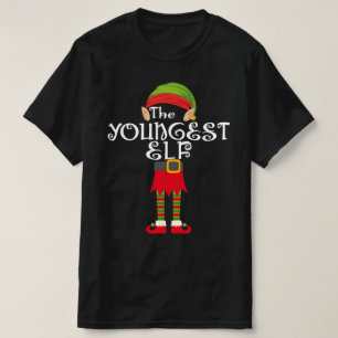 YOUNGEST ELF Familie passend Weihnachten T-Shirt