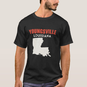 Youngsville Louisiana USA Staat America Travel Lou T-Shirt