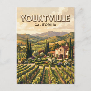 Yountville Kalifornien Postkarte