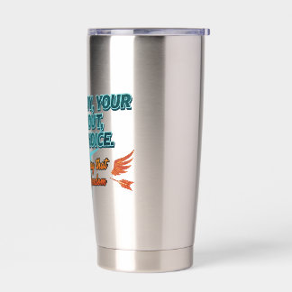 Your Body Your Workout Your Choice Thermobecher