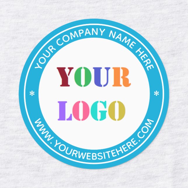 Your Branded Logo Business Product Labels Example Etiketten (Design 3)