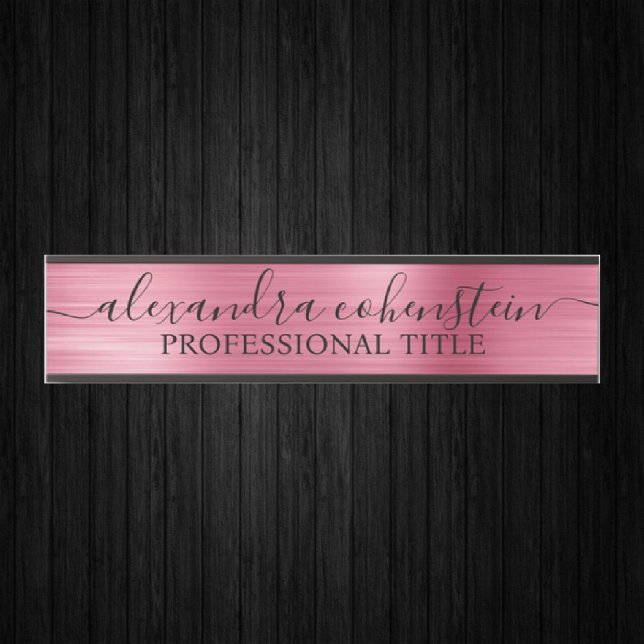 Your Company Office Door Sign Rose Gold Türschild (Von Creator hochgeladen)