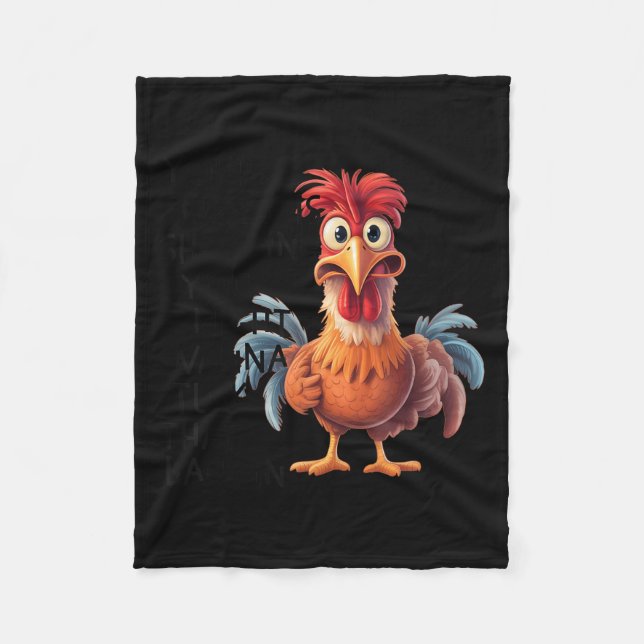 Your Crazy Is Showing You Might W Tuck That Back I Fleecedecke (Vorderseite)