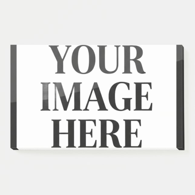 Your Custom Memory - Personalized Photo Placeholde Post-it Klebezettel (Vorderseite)